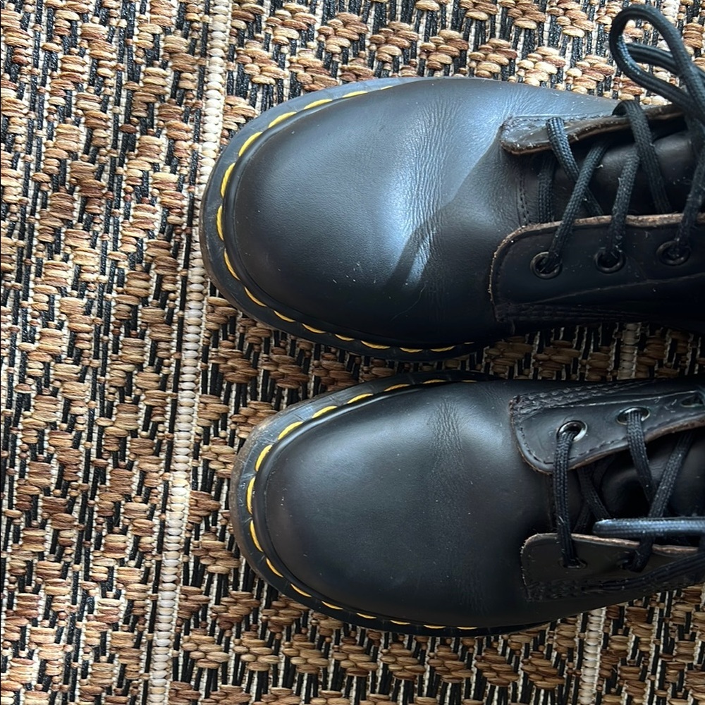 Dr. Martens Black Leather Boots - Made in England - Picture 2 of 8